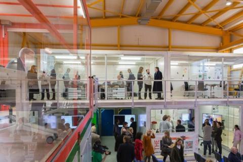 <p>Inauguration of IdeaSquare (Image: Jean-Claude Gadmer/CERN)</p>